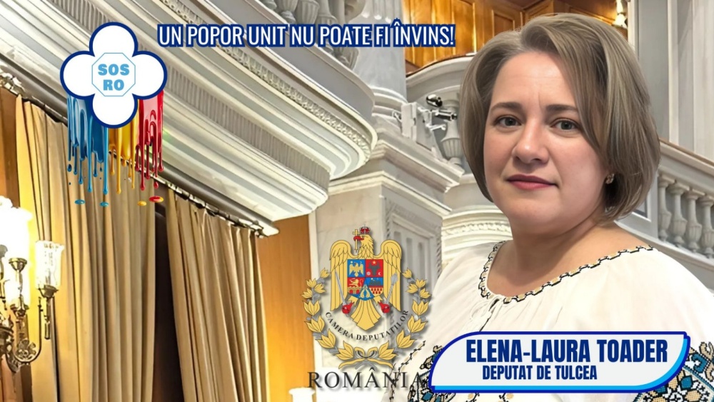Deputatul S.O.S. România de Tulcea Elena-Laura Toader, mesaj cu prilejul Adormirii Maicii Domnului şi Zilei Marinei Române 