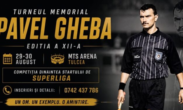 Memorialul „Pavel Gheba” revine la Tulcea cu ediţia a XII-a