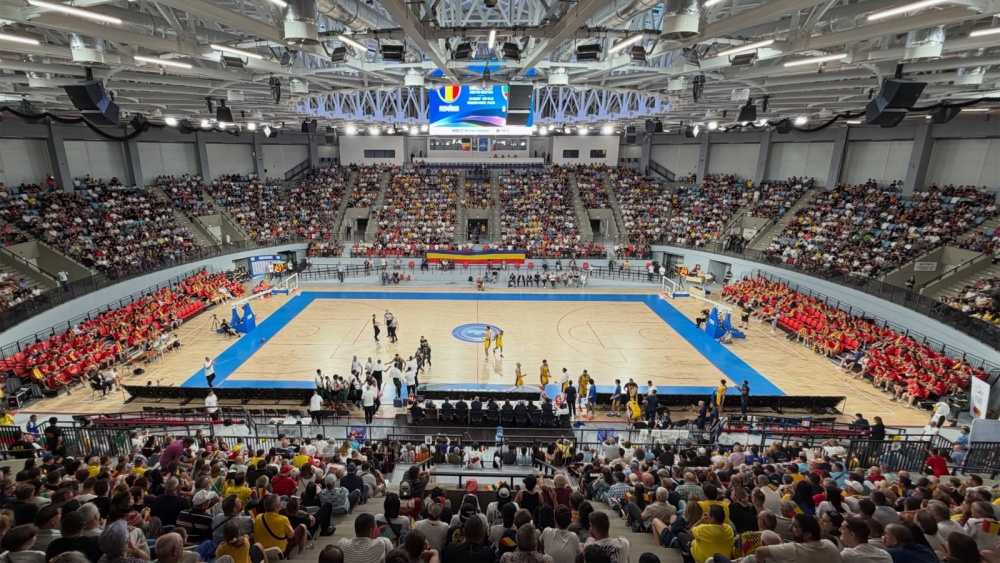 Peste 4.600 de spectatori au umplut Danubius Arena pentru România – Bulgaria. Tricolorii au cedat cu 86-103