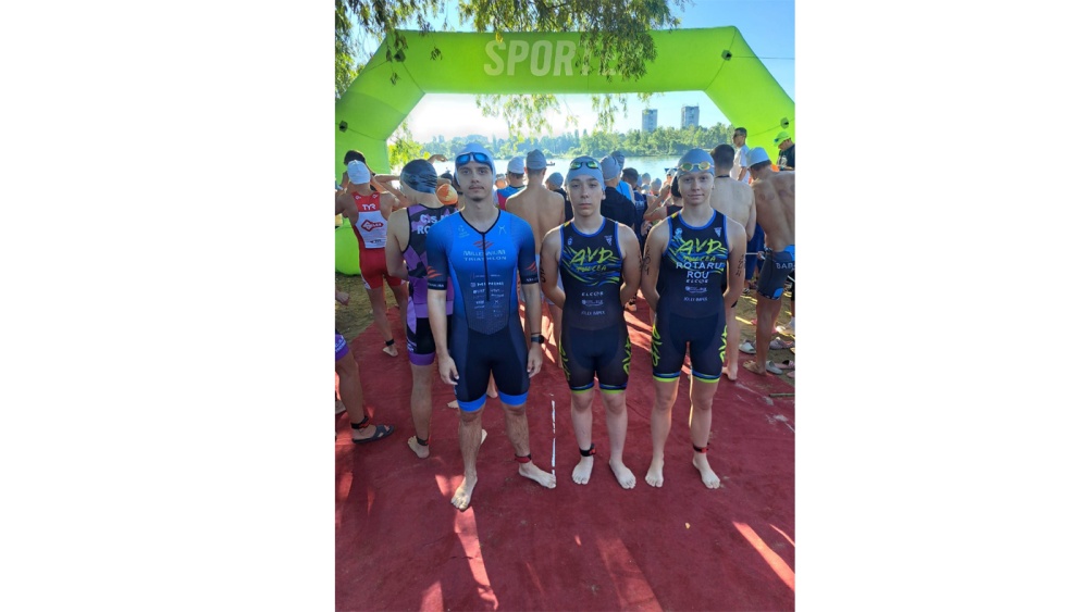 Rezultate promiţătoare pentru triatloniştii de la Aqua Vita Delta Tulcea la Campionatul Naţional de la Chişinău