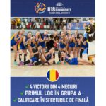 România încheie grupa cu 4 victorii la FIBA U18 Women’s EuroBasket 2026. Peste 17.700 de spectatori au susţinut tricolorele la Tulcea