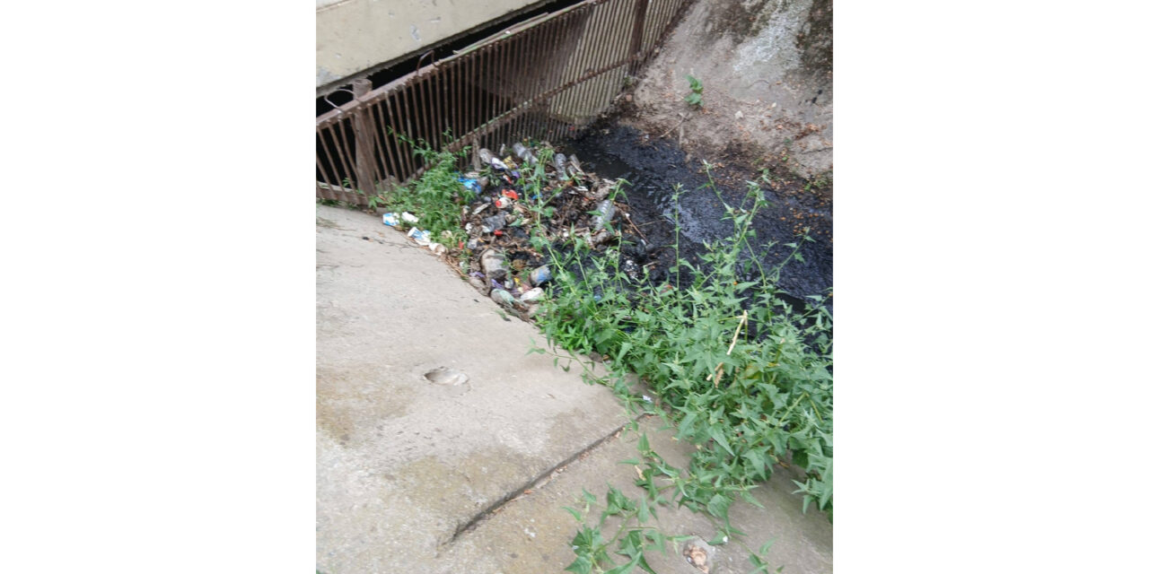 Aproximativ trei tone de deşeuri, descoperite într-un canal pluvial din zona Vest