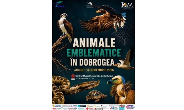 Expoziţia „Animalele emblematice în Dobrogea” ajunge la Acvariul din Tulcea