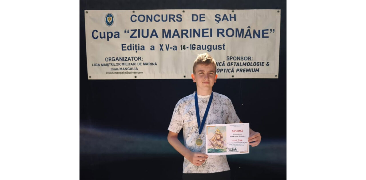Şahistul Sergiu Zadacencu, aur la „Cupa Ziua Marinei Române”