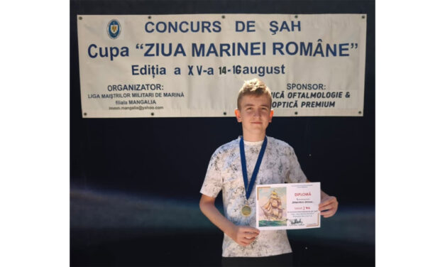 Şahistul Sergiu Zadacencu, aur la „Cupa Ziua Marinei Române”