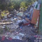 20 de tone de gunoi, ridicate cu hotărâre judecătorească: Primăria Tulcea a curăţat cu forţa un teren privat de pe strada Mahmudiei