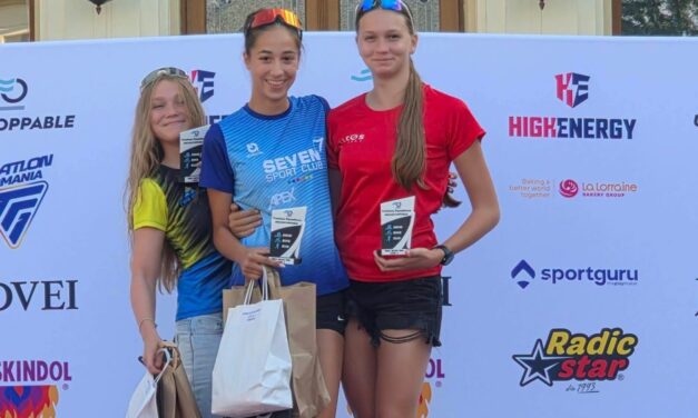 Aqua Vita Delta Tulcea, locuri pe podium la ultimul concurs de triatlon al sezonului