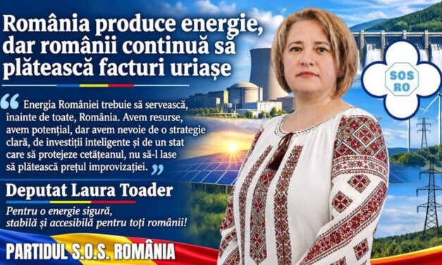 „Contestăm improvizaţia!” Deputatul de Tulcea Elena-Laura Toader avertizează că românii vor tremura din nou de frica facturilor, în ciuda resurselor uriaşe ale ţării
