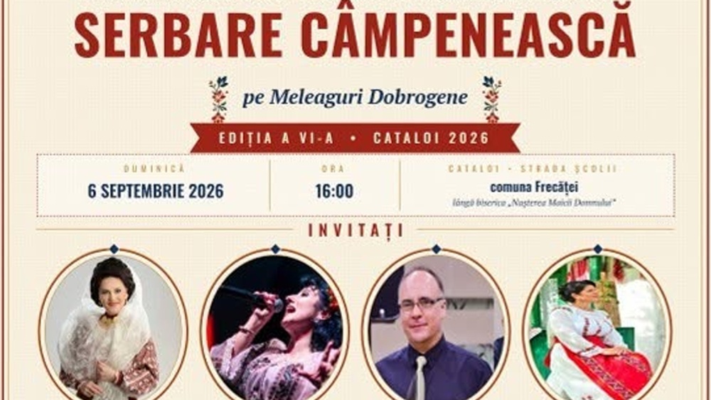 Tradiţie, folclor şi voie bună la Cataloi: A şasea ediţie a Serbării Câmpeneşti „Pe meleaguri dobrogene” îşi deschide porţile duminică
