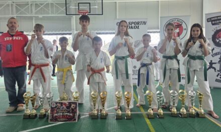 Karateka de la Palatul Copiilor Tulcea, 15 medalii la „Cupa Gladiatorul”