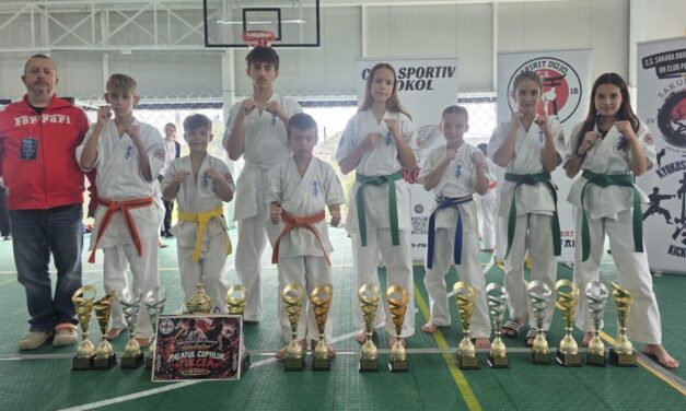 Karateka de la Palatul Copiilor Tulcea, 15 medalii la „Cupa Gladiatorul”