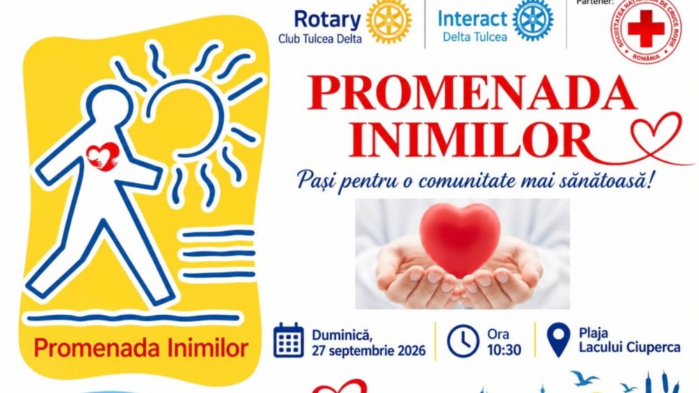 „Promenada Inimilor”: Tulcenii, invitaţi la o plimbare, duminică, la Lacul Ciuperca