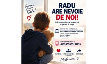 Radu are nevoie de noi! Copilul a fost diagnosticat cu o formă agresivă de cancer: „Vă rugăm din suflet, ajutaţi-ne să ne salvăm copilul”