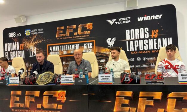 EFC Noaptea Campionilor vine la Tulcea! Prima centură a promoţiei va fi pusă în joc într-o piramidă de patru luptători