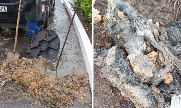 Intervenţie de urgenţă pe strada 1848: deşeuri descoperite în reţeaua de canalizare
