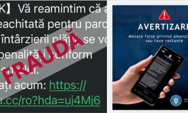 Primăria Municipiului Tulcea avertizează: „Atenţie la mesajele false privind taxele de parcare!”