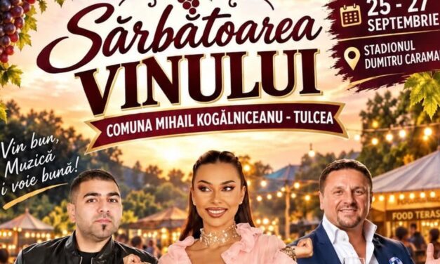 Sărbătoarea Vinului aduce trei zile de muzică şi tradiţii în Mihail Kogălniceanu, cu zero cheltuieli din bugetul local