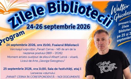 „Zilele Bibliotecii” la Tulcea: Trei zile de evenimente dedicate lui Panait Cerna