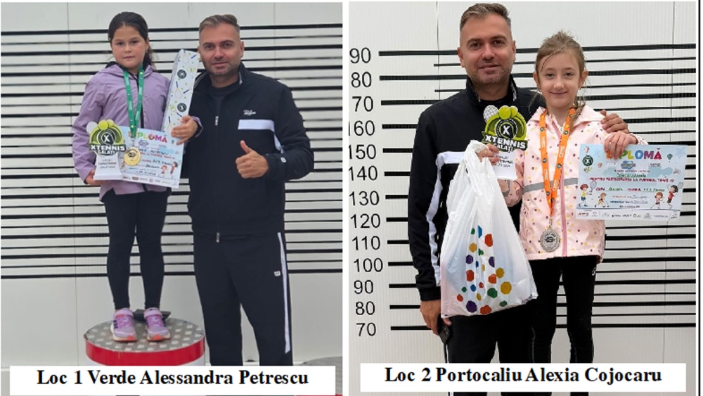 Alessandra Petrescu şi Alexia Cojocaru, aur şi argint la Cupa Xtennis