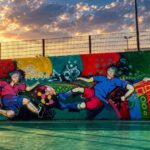 Arta stradală cucereşte Tulcea: O nouă pictură murală semnată de Adrian Pal Jr., inaugurată lângă Danubius Arena
