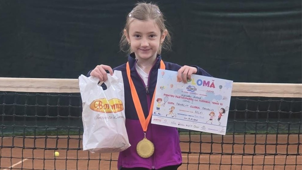Aur pentru tensimena Alexia Cojocaru la Cupa Tenis Panalim