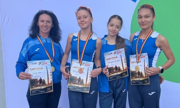 Evelina Cotea şi Bianca-Maria Coman de la CSM Danubiu Tulcea, pe podium la Crosul Loteriei Române