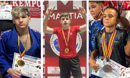 Sportivii de la Vulturu Tulcea, trei locuri pe podium la Campionatul Naţional de Submission